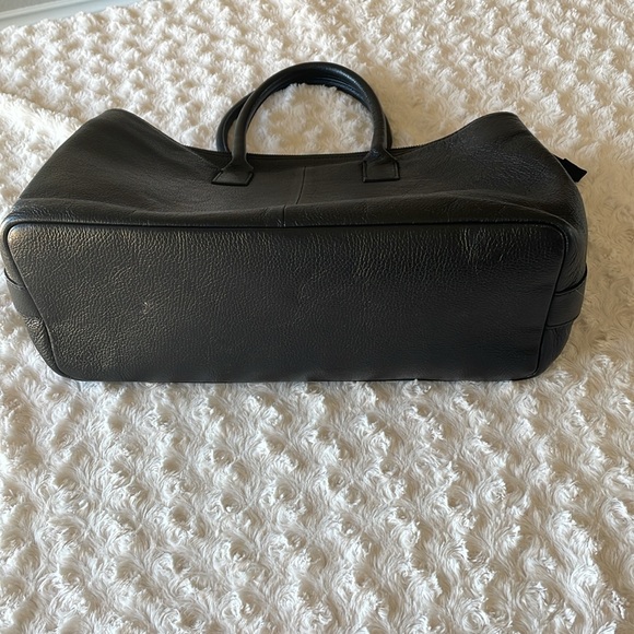 🛍️VITTORIA NAPOLI🛍️ Black Leather Tote Bag - Picture 8 of 9